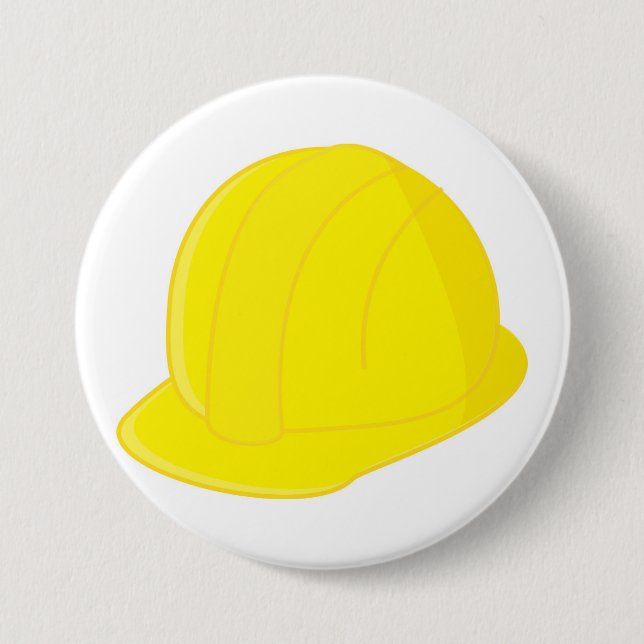 Construction Hat Button (Front)