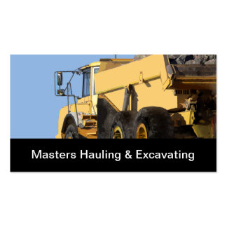 Excavation Business Cards & Templates | Zazzle