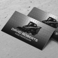 Construction Heavy Equipment Skid Steer Operator Business Card