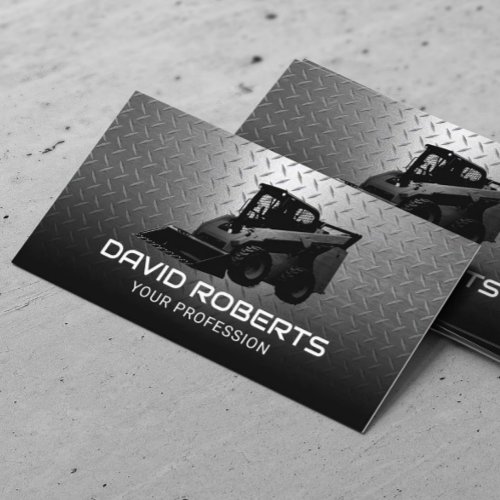 Construction Heavy Equipment Skid Steer Operator Business Card