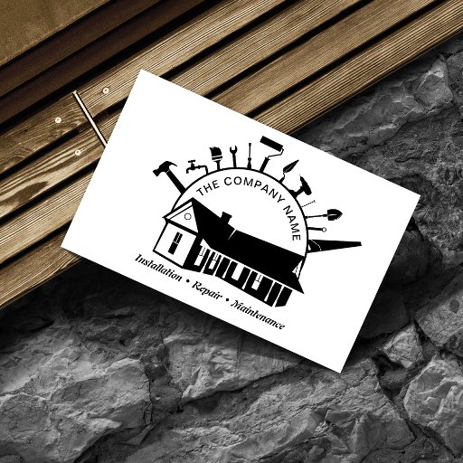 Customizable Construction Home Repairs service Plumbing Business Card
