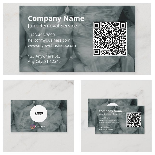 Construction Junk Removal Business Card (Construction Junk Removal Business Card
)