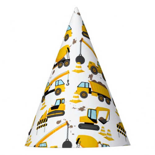 Construction Kids Birthday Party Hat