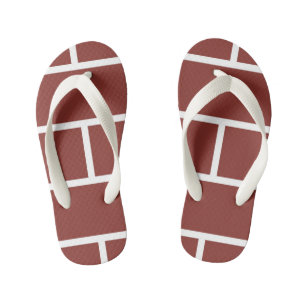 Construction Kid's Flip Flops