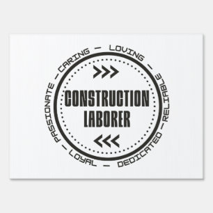 Construction Labourer Sign