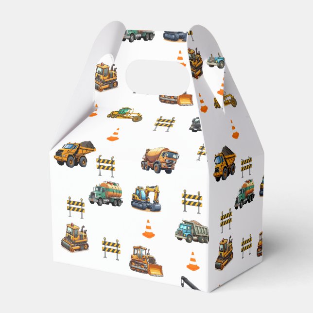 Construction machinery  favor boxes (Front Side)