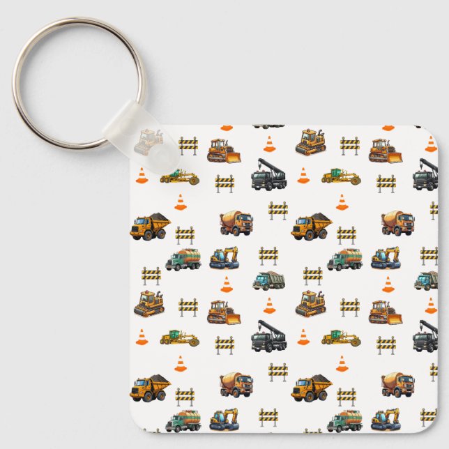 Construction machinery  keychain (Front)