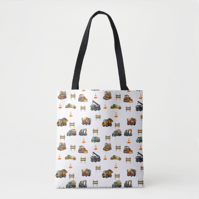 Construction machinery  tote bag (Front)