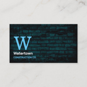 Construction Masonry Brick Business Card Template