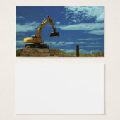 construction mechanical digger heavy equipment (Front & Back)
