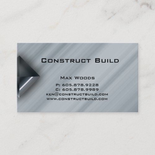 Construction Metal Business Card Professional 2