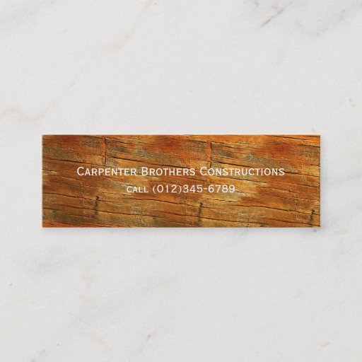 Customizable construction business card templates