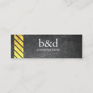 Construction Mini Business Card