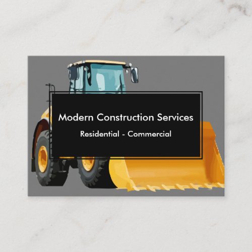 Construction Modern Business Cards