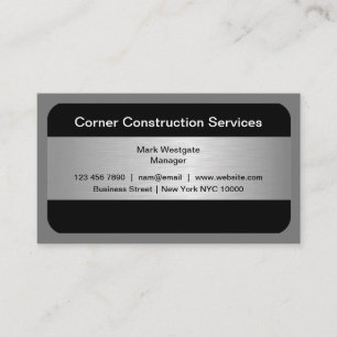 Construction Modern New Business Cards