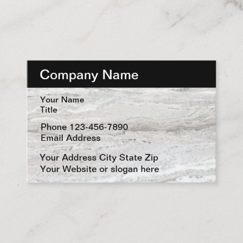 Construction Modern Style Business Card