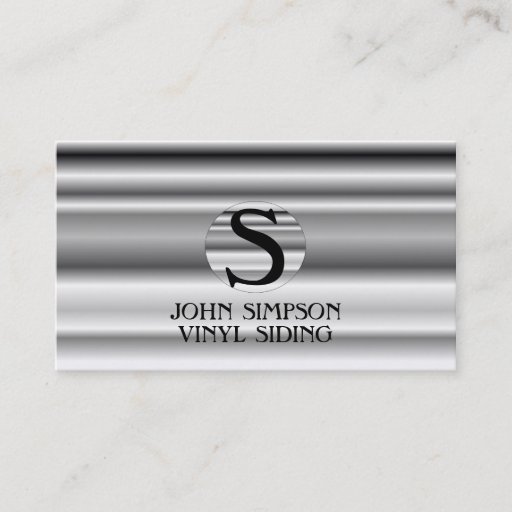 Customizable Construction  Monogram Business Cards