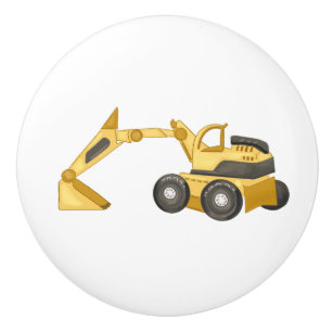 Construction Nursery Construction Site Boys Room Ceramic Knob
