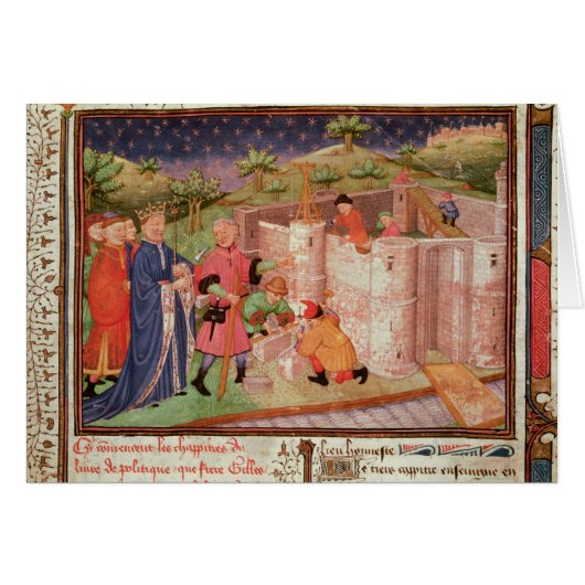 Construction of a Castle Cards (Front Horizontal)