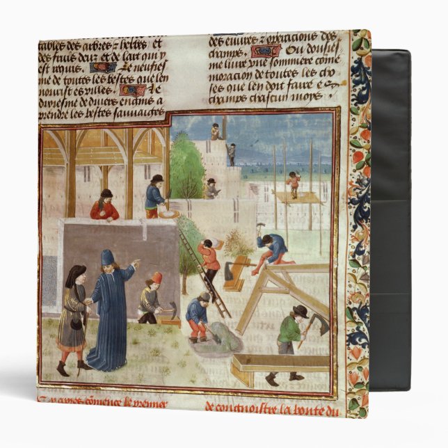 Construction of a House 3 Ring Binder (Front/Inside)