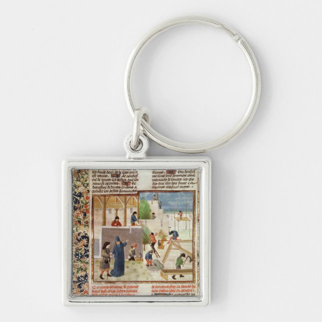 Construction of a House Keychain (Front)