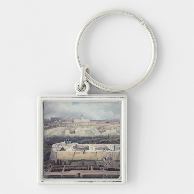 Construction of Docks Keychain (Front)