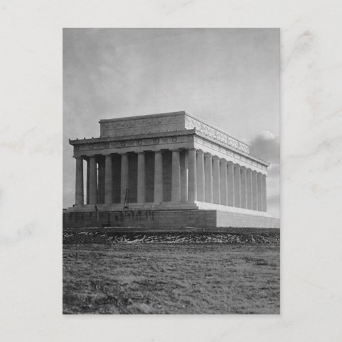 Construction of The Lincoln Memorial 1920 Postcard