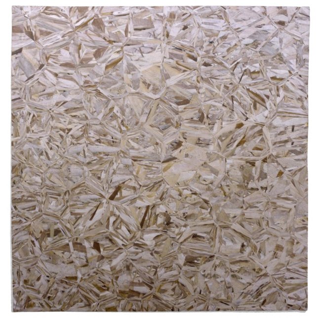 Construction OSB Plywood Style Cloth Napkin (Front)