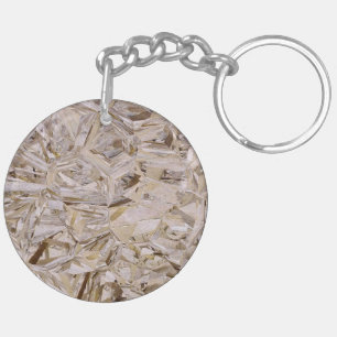 Construction OSB Plywood Style Keychain