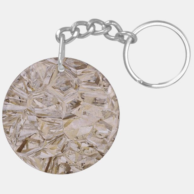 Construction OSB Plywood Style Keychain (Back Left)
