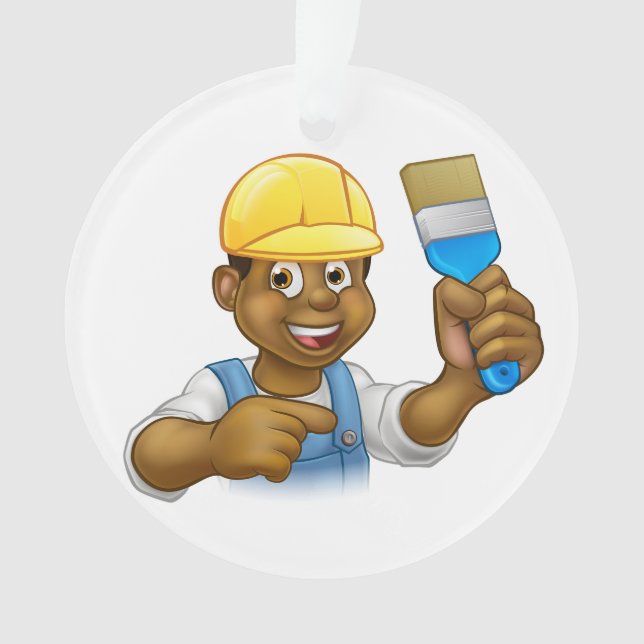 Construction / Painter / Handyman Ornament (Front)