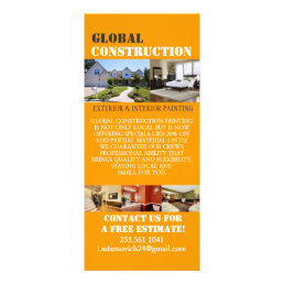 Construction Painting Interior Exterior Flyer Rack Card