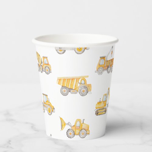 Construction Party Paper Cups