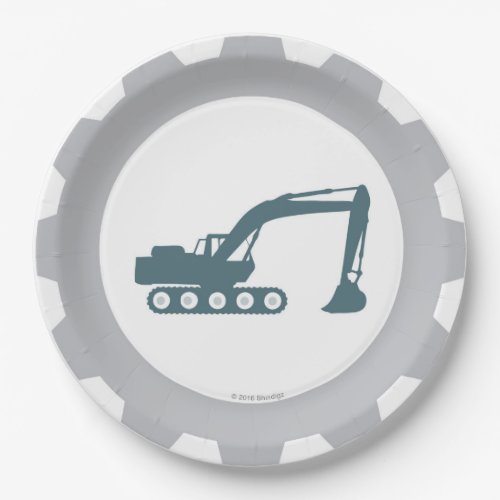 Construction Party Paper Plates