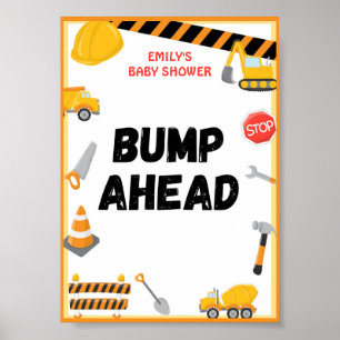 Construction Party Sign, Birthday, Baby Shower Poster
