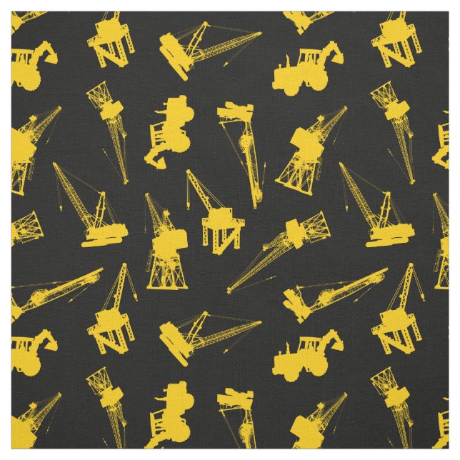 Construction Pattern Fabric (Swatch)