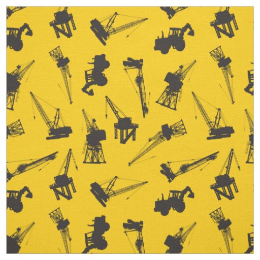 Construction Pattern Fabric