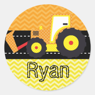 Construction Personalized Sticker