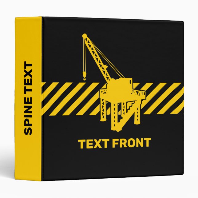 Construction Platform 3 Ring Binder (Front/Spine)