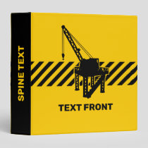 Construction Platform 3 Ring Binder