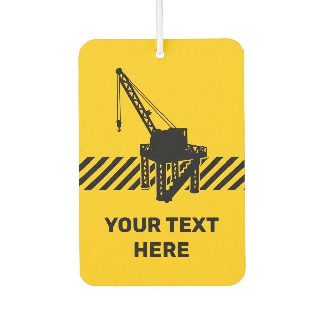 Construction Platform Air Freshener (Front)