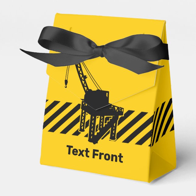 Construction Platform Favor Boxes (Front Side)