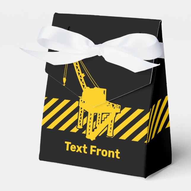 Construction Platform Favor Boxes (Front Side)