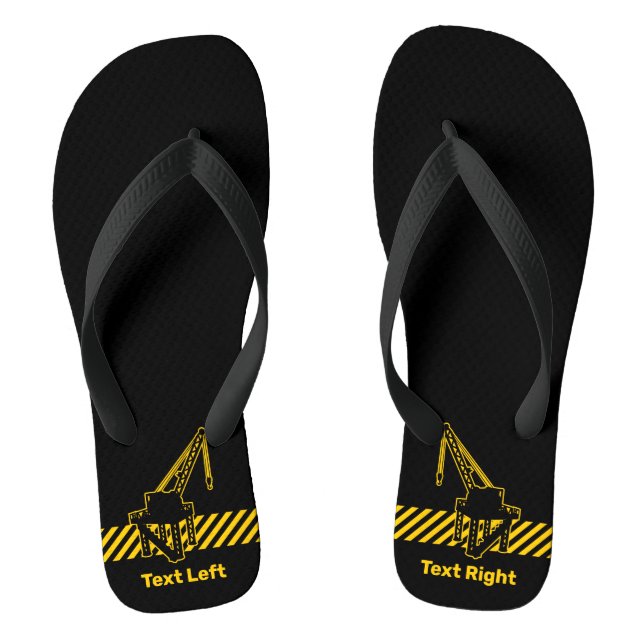 Construction Platform Flip Flops (Footbed)