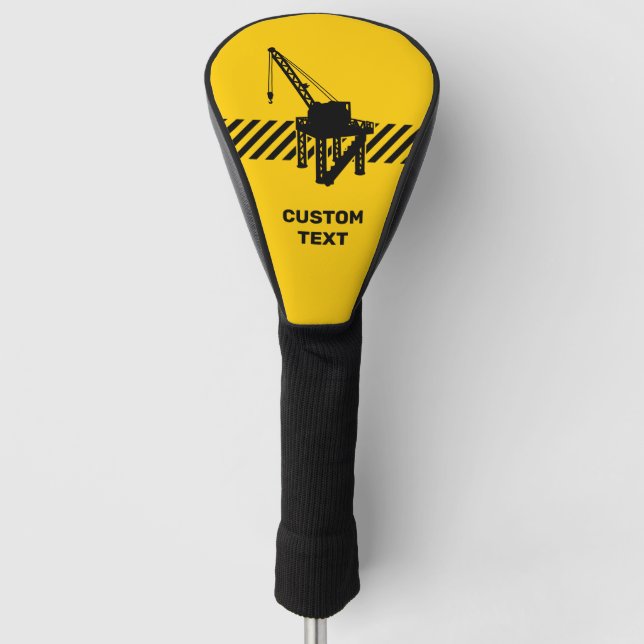 Construction Platform Golf Head Cover (Front)