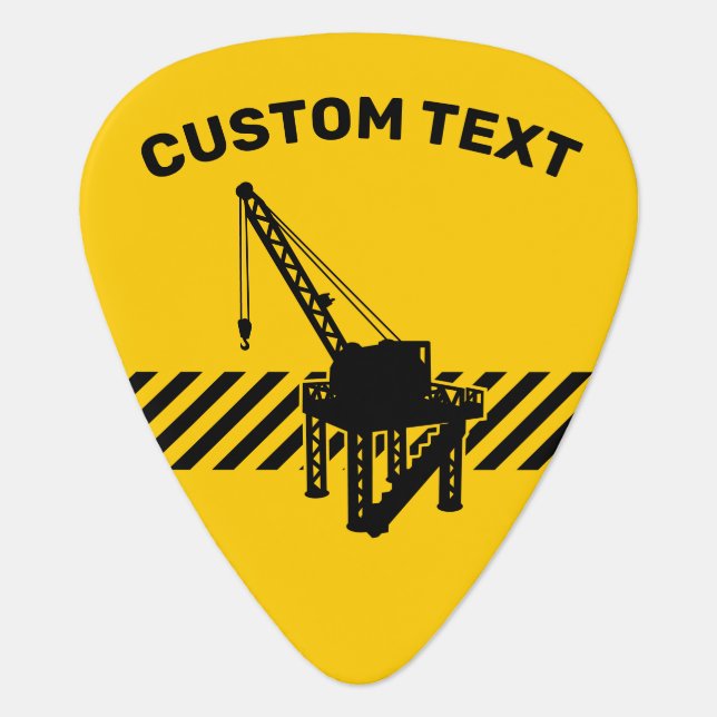 Construction Platform Guitar Pick (Front)