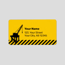 Construction Platform Label