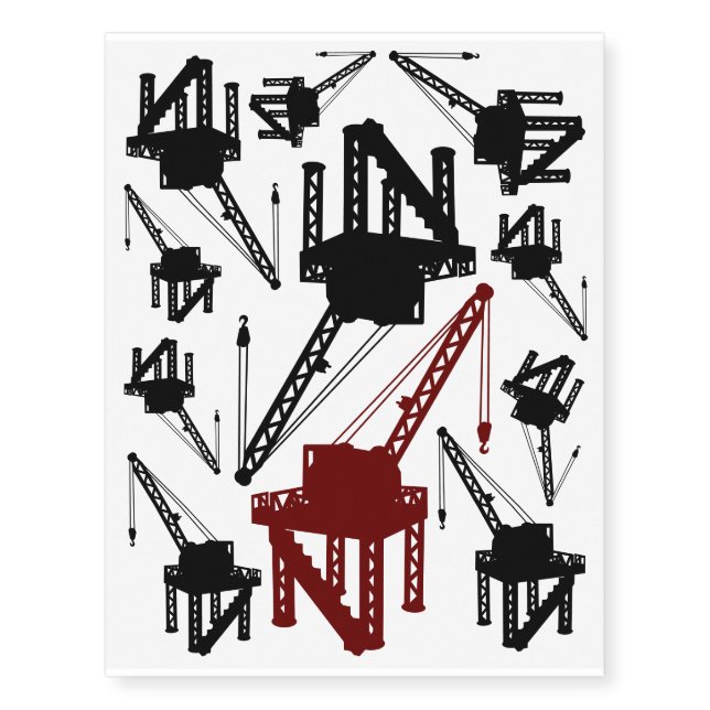 Construction Platform Temporary Tattoos (Front)