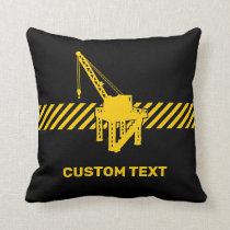 Construction Platform Throw Pillow