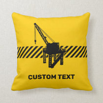 Construction Platform Throw Pillow